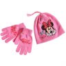 Розовая шапочка и перчатки для девочки (Дисней) Артикул 41413